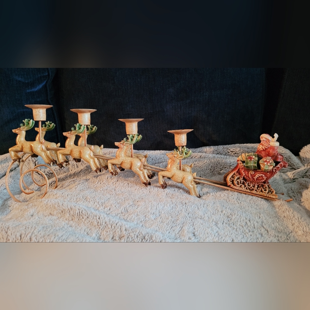 Vintage Santa centrepiece